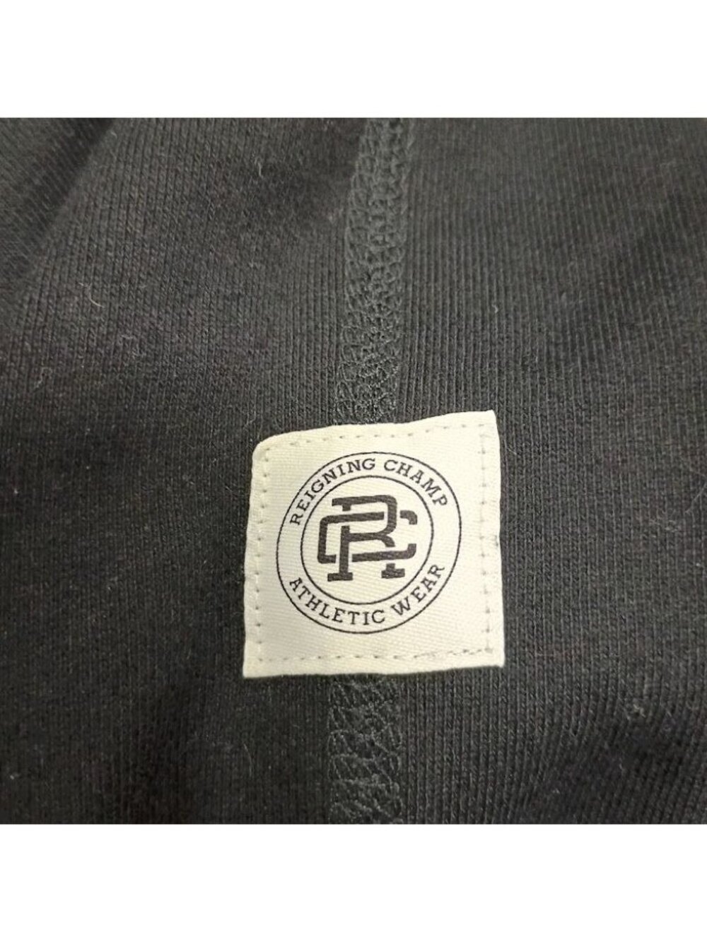 Reigning Champ Athletic S Black Polo Pullover Long Sleeve Shirt - Picture 7 of 9